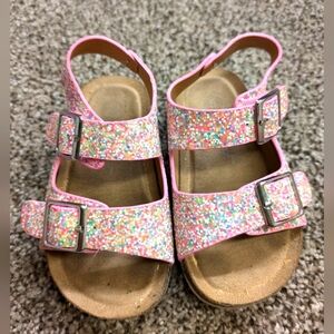 Cat & Jack Sparkle Birkenstock Style Sandal